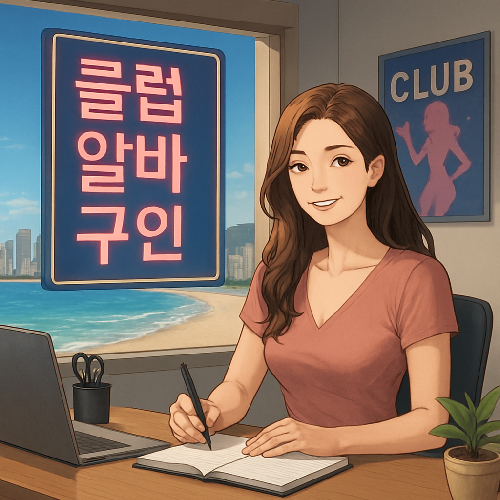 부산 해운대 클럽 알바 구인 공고 이미지