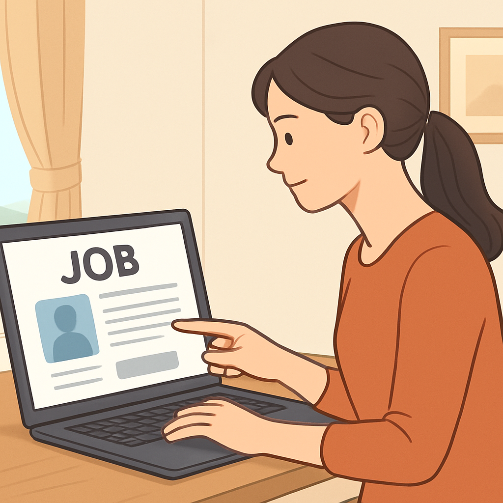 일프로알바 온라인 채용 공고 확인 방법 이미지