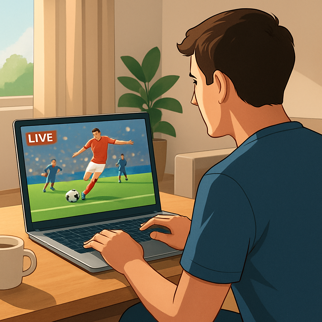 온라인 스포츠 중계 이미지