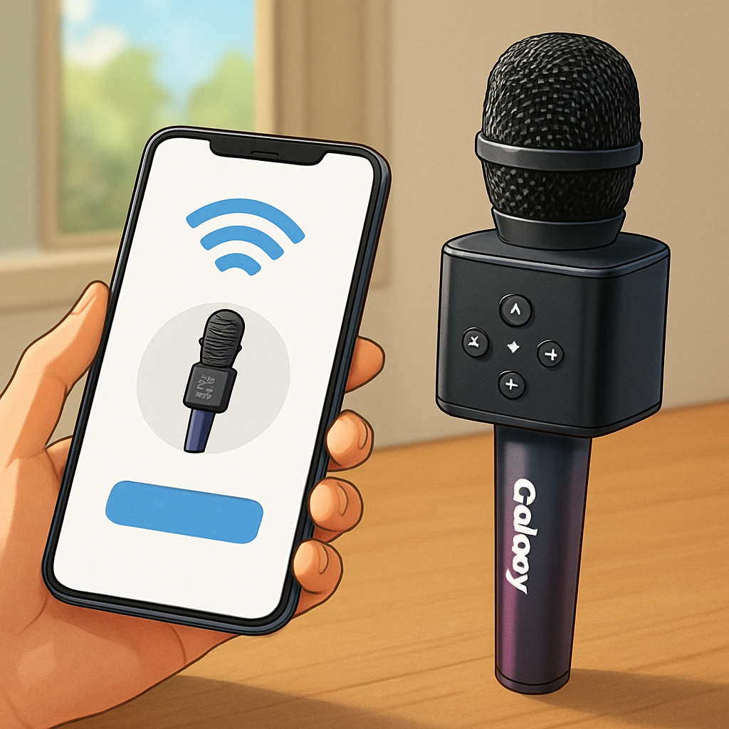 갤럭시 가라오케 마이크 연결 설정 이미지