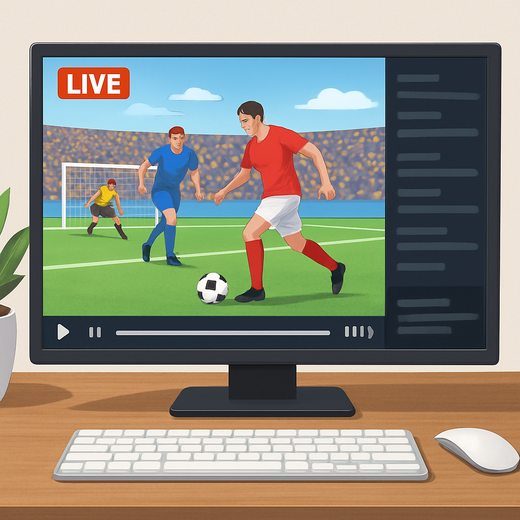 축구 중계 사이트 이미지