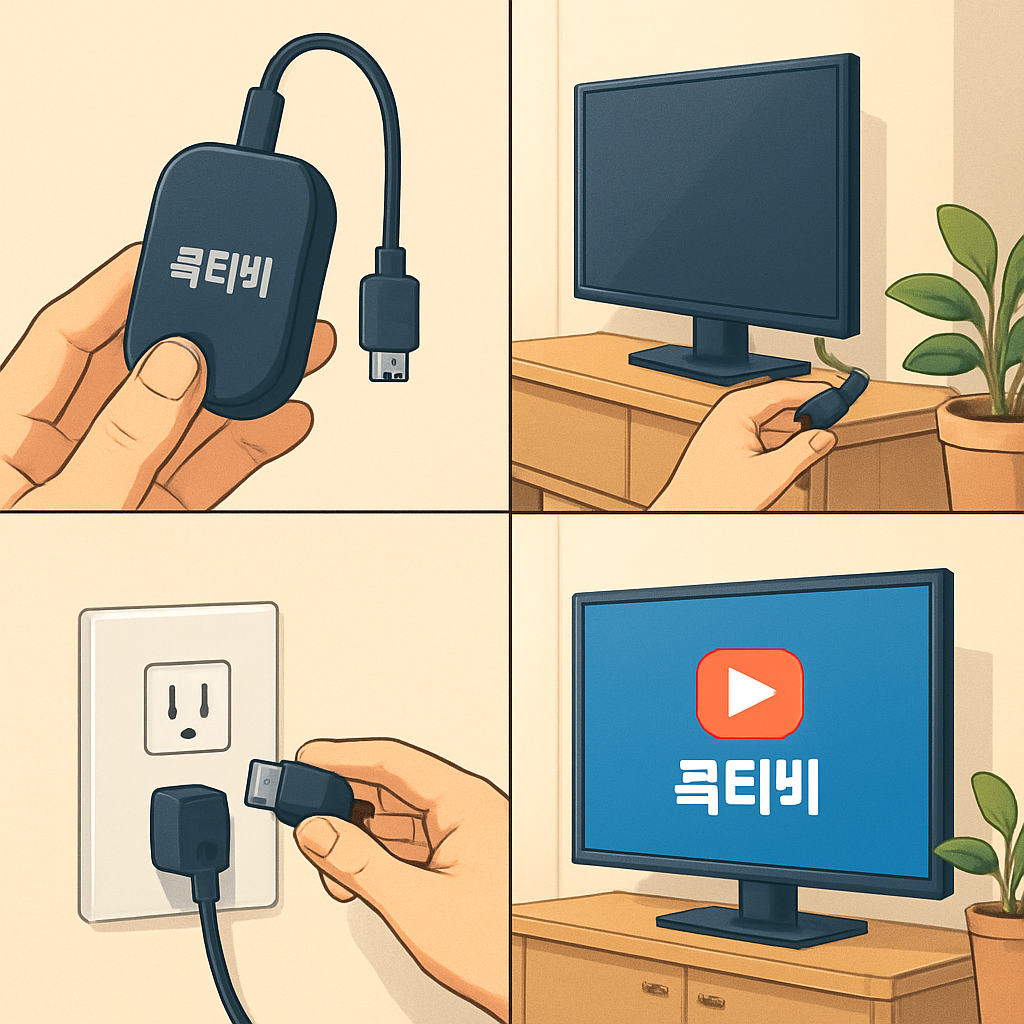 콕티비 설치 방법 이미지