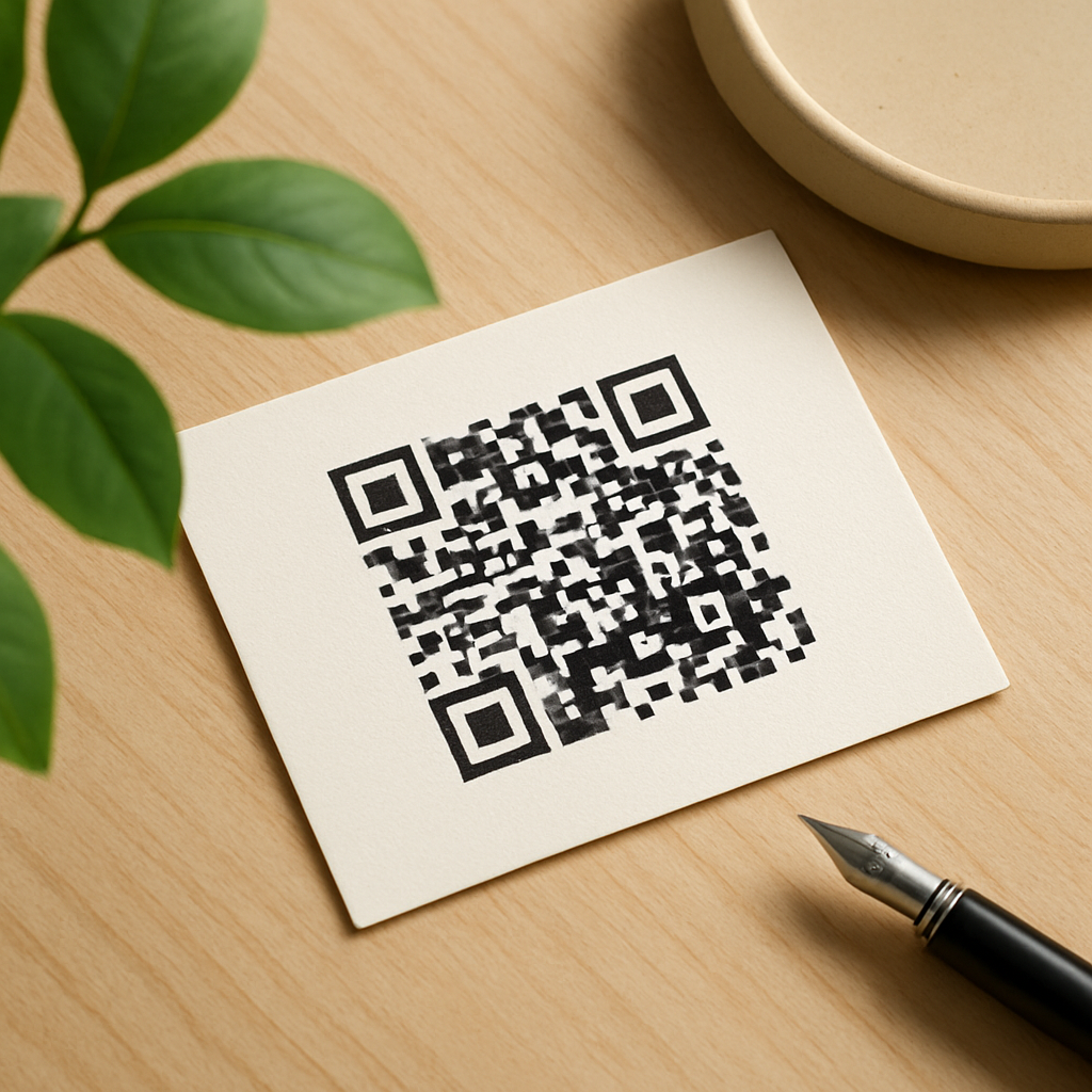 QR 코드 명함 이미지