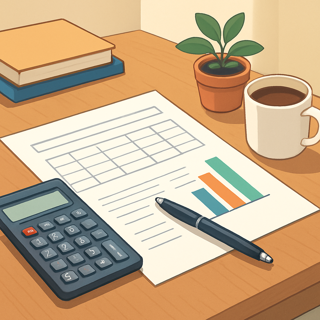 작업대출 상환계획 예시 이미지