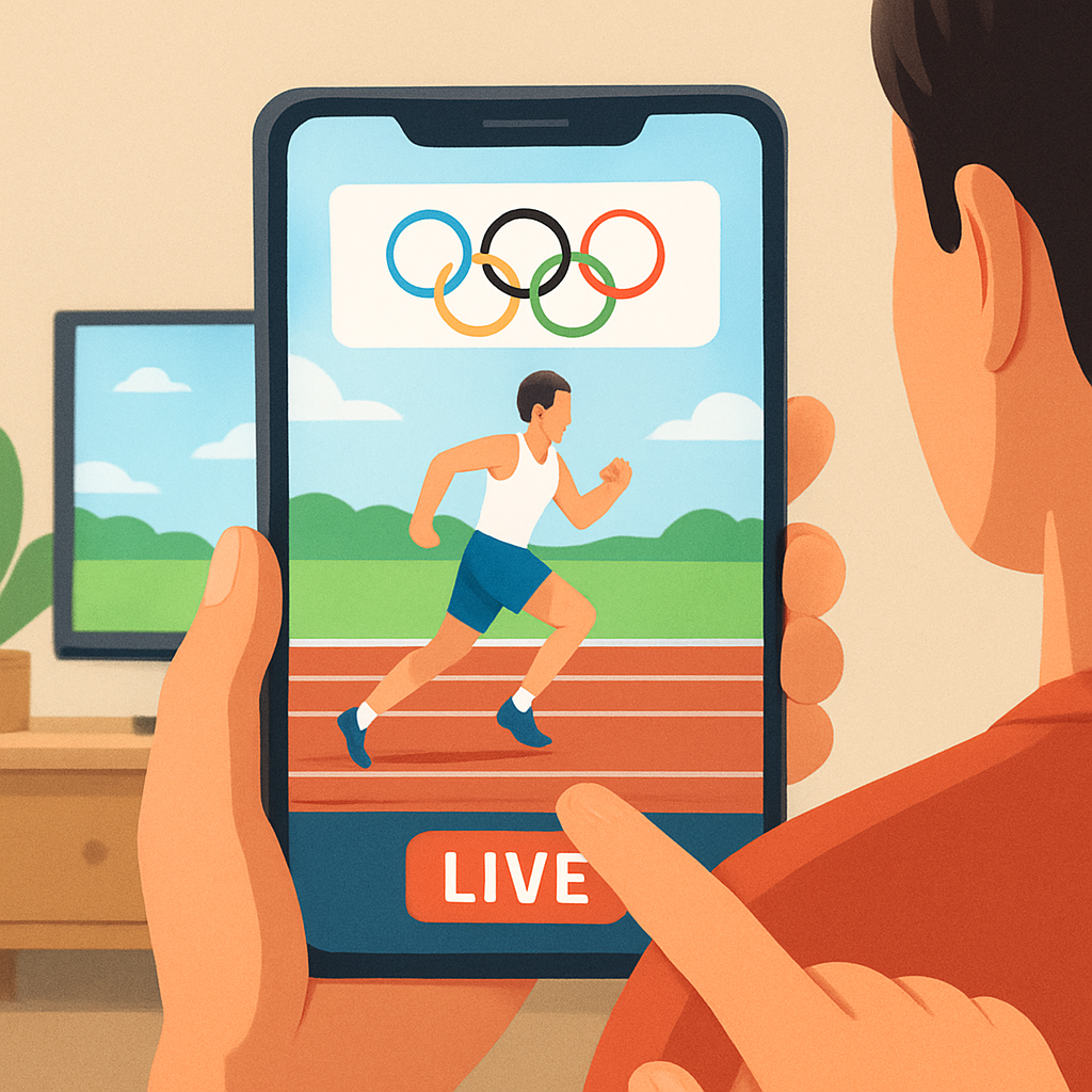 올림픽 스포츠중계 라이브 스트리밍 쉽게 보는 방법 이미지