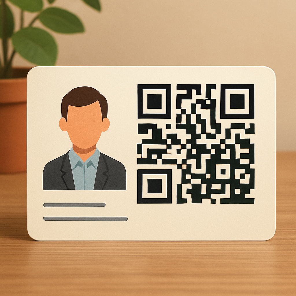 QR 코드 명함 이미지