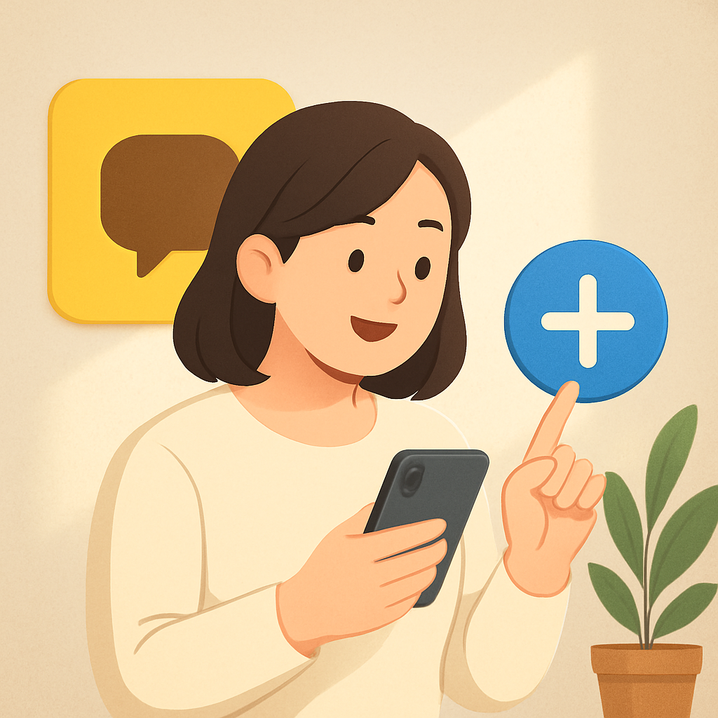 카카오채널 친구추가 메인 이미지